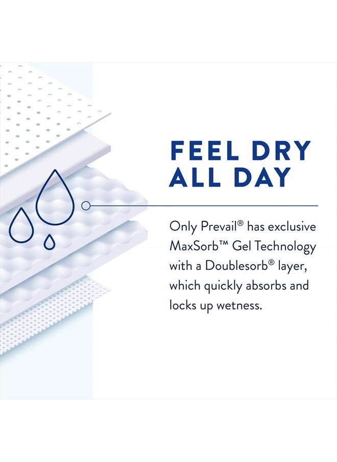 Prevail - Air Plus Daily Brief | Size 2 | Breathability | Ultimate Absorbency | 18 Count (Pack of 4) - Image 1