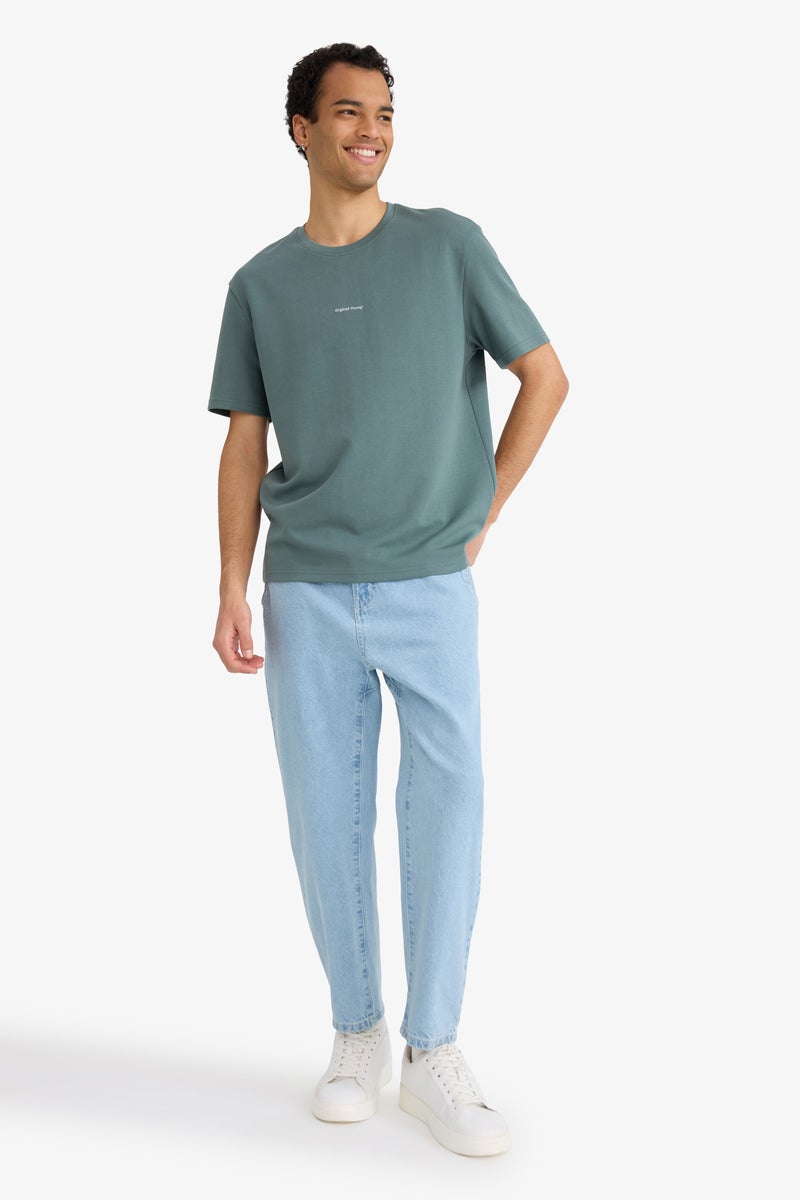 ديفاكتو تيشيرت نص كم قصة عادية برقبة مستديرة - Image 2