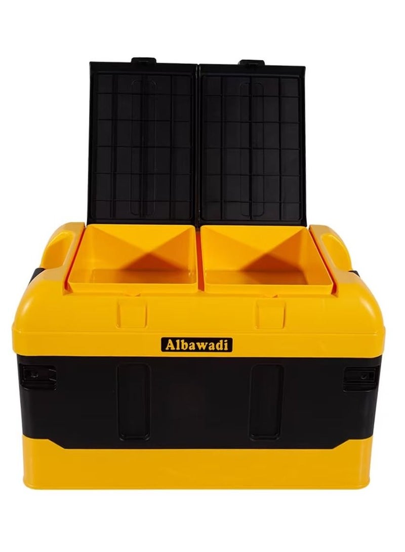 Portable Camping Cool Box Car Storage Box With Cool Bag 40L