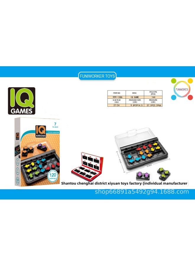 Cross-border Wisdom Pyramid Children's Science And Education Puzzle Big Battle Board Game Intelligence Magic Beads Thinking Training Toys DIY