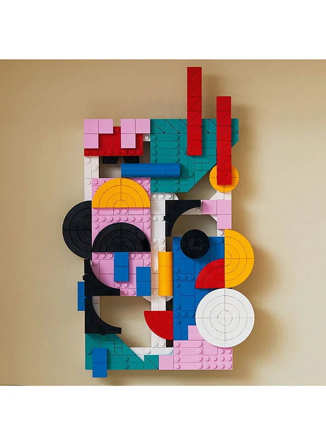 ليغو Art Modern Art 31210 Building Kit; Abstract Wall Art And A Gift Idea For Artistic People; Set For Adults Who Enjoy Craft Hobbies (805 Pieces)