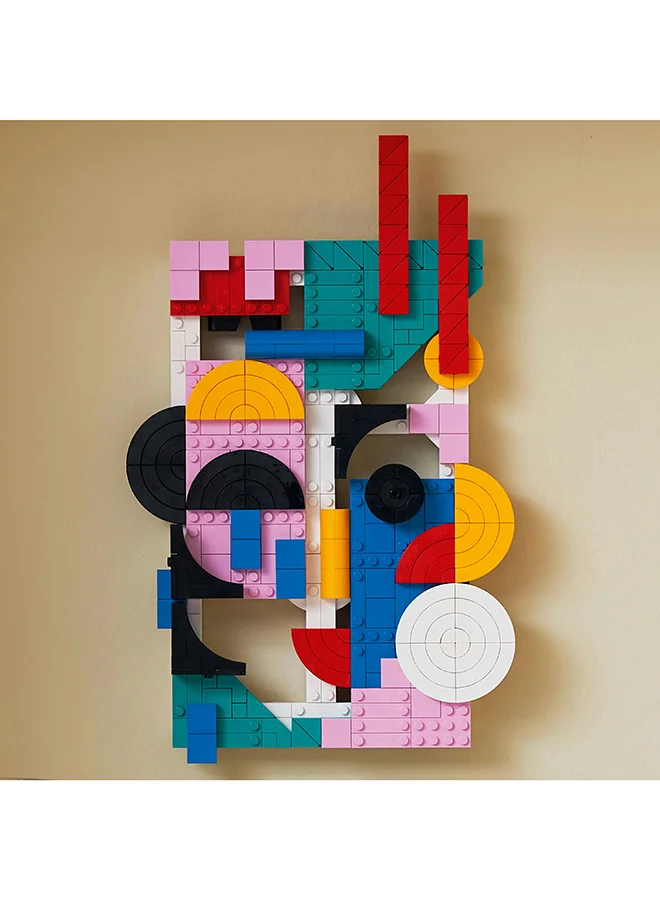 ليغو Art Modern Art 31210 Building Kit; Abstract Wall Art And A Gift Idea For Artistic People; Set For Adults Who Enjoy Craft Hobbies (805 Pieces)