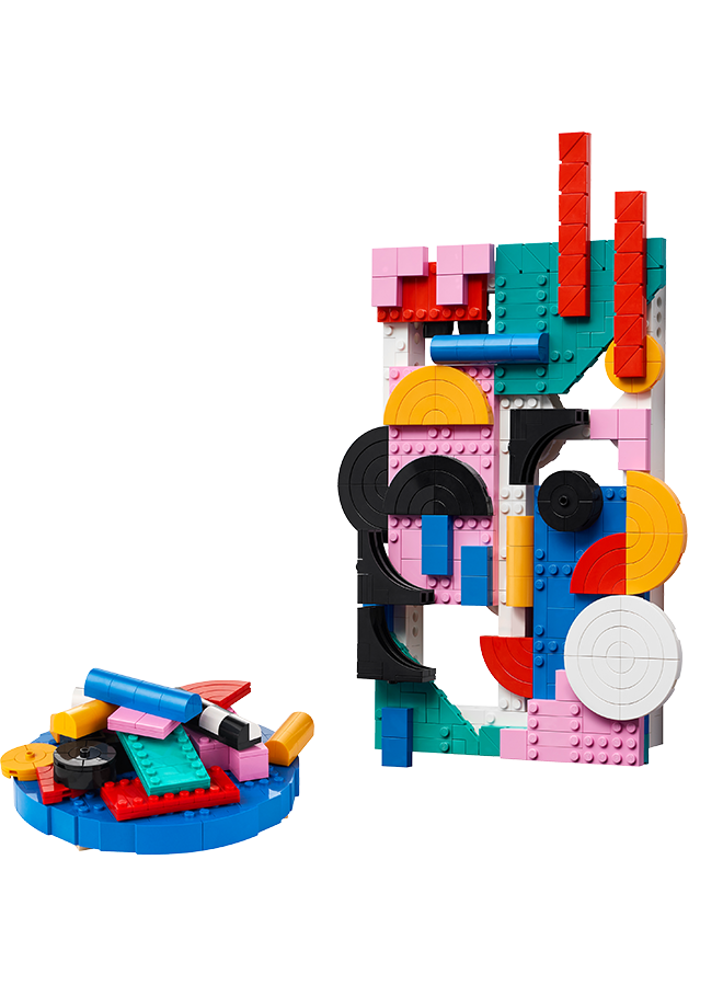 ليغو Art Modern Art 31210 Building Kit; Abstract Wall Art And A Gift Idea For Artistic People; Set For Adults Who Enjoy Craft Hobbies (805 Pieces)