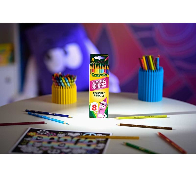 Crayola Limited Edition Colors Colored Pencils, 8 Count, Retired Colors - Image 5