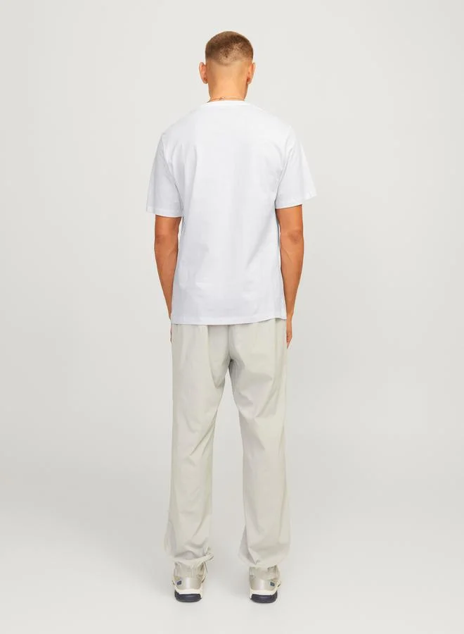 JACK & JONES Logo Print Crew Neck T-Shirt