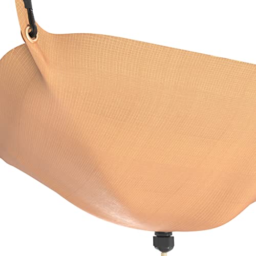 MOOFI Roof Ceiling Leak Drip Diverter Tarp Heavy Duty Ceiling Leak Diverter -Drain Tarp Khaki (Khaki, 3' x 3') - Image 3