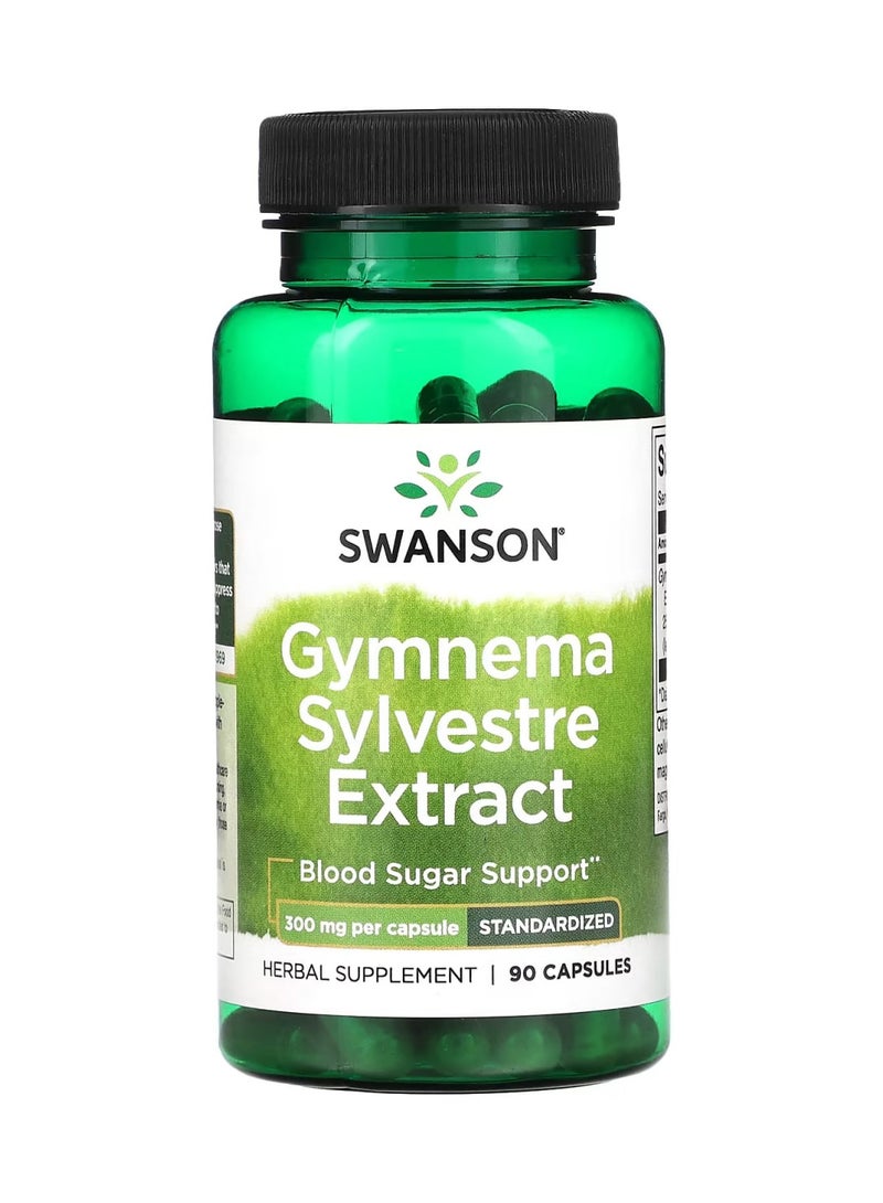 SWANSON Gymnema Sylvestre Extract Herbal Supplement - 300 mg 90 Capsules