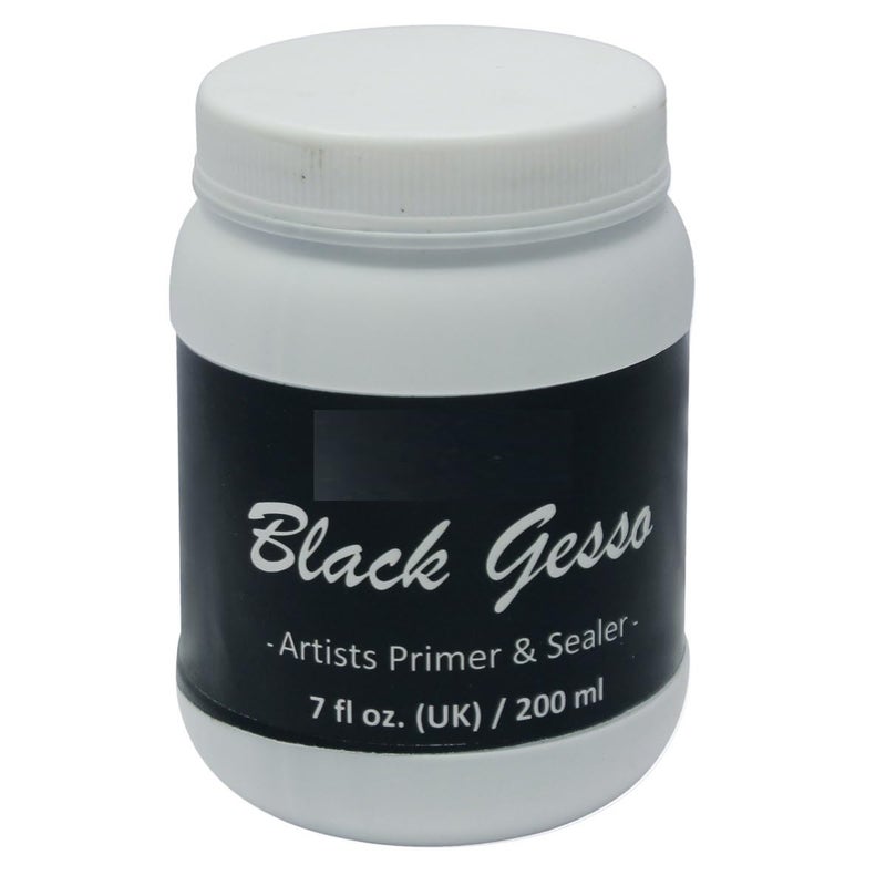 Gesso 200ml Black - Image 1
