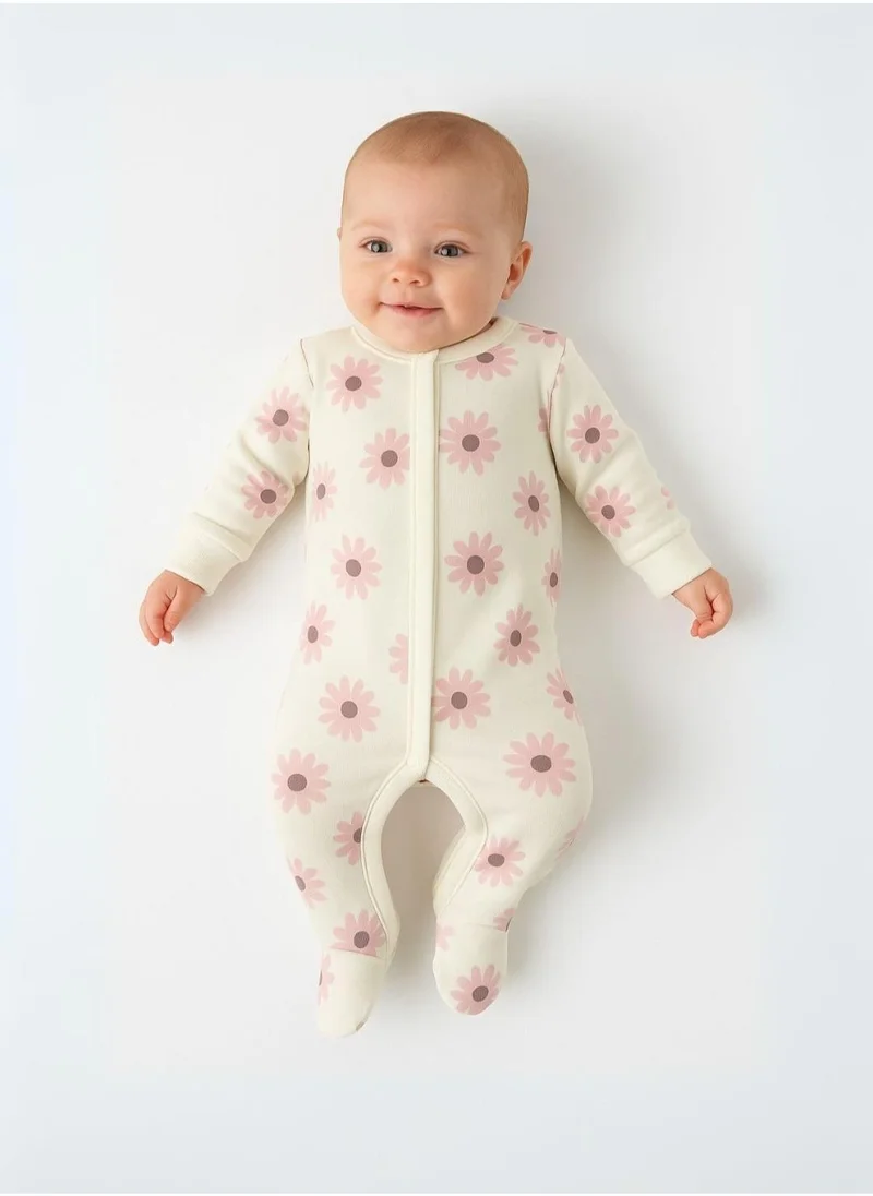 MINOTI Baby 4 Pack Long Sleeve Sleepsuits