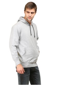 Unisex Regular Fit Full Sleeves Solid Hoodie Sweatshirt (Grey) - pzsku/ZFDAC2AB39D1EFCB4A2DCZ/45/_/1720273342/4140b19b-092b-4717-9103-dca36d4ad336