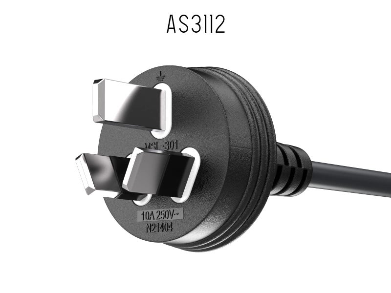 Cable Leader CableLeader 6ft 18 AWG Australia Power Cord, IEC-320-C13 to AS3112 - Image 4