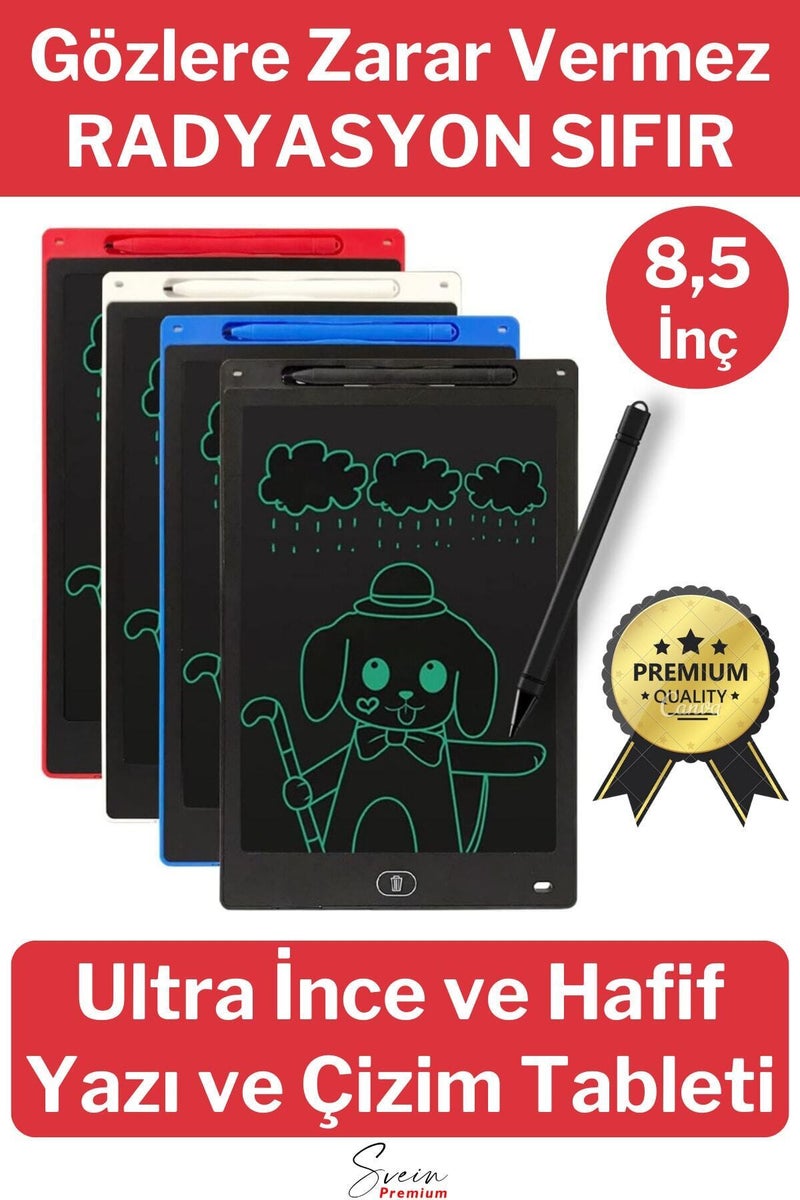 8.5 Inch Writing Lcd Graphic Digital Drawing Tablet with Pen Erasable Note Writing Training Writing Board - Image 1