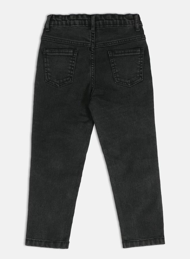 MINIKLUB Boys Pleated Detail Mid Rise Jeans - Image 2