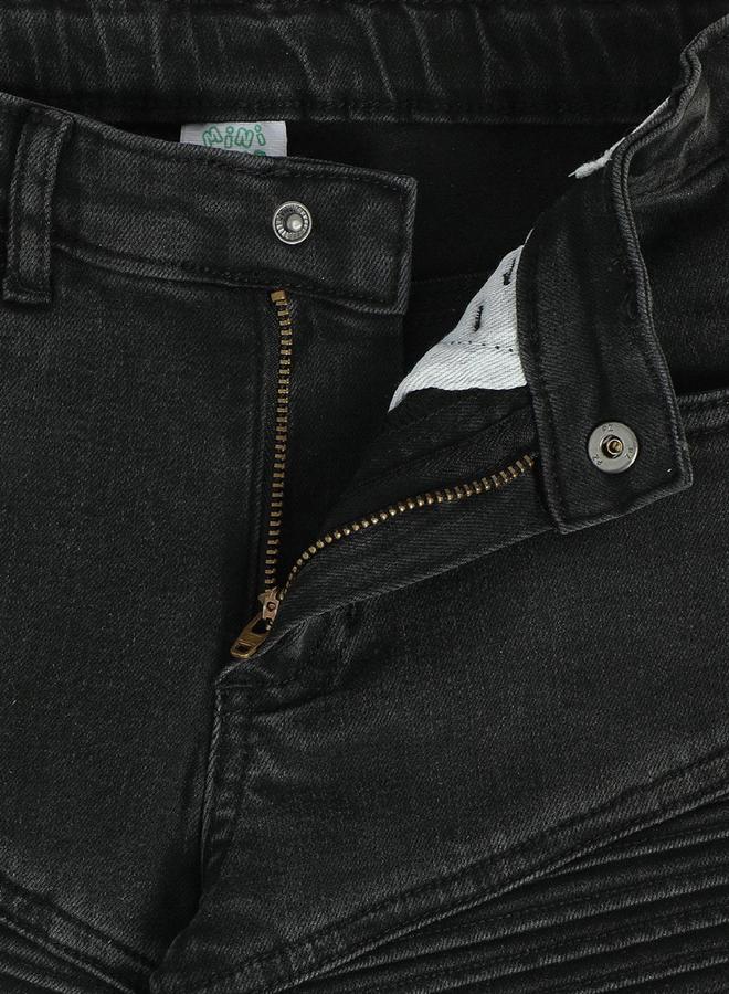 MINIKLUB Boys Pleated Detail Mid Rise Jeans - Image 3