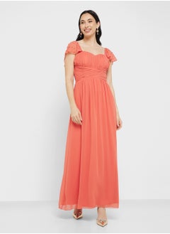 Little Mistress Embellished Sleeve Maxi Dress  - Image 4