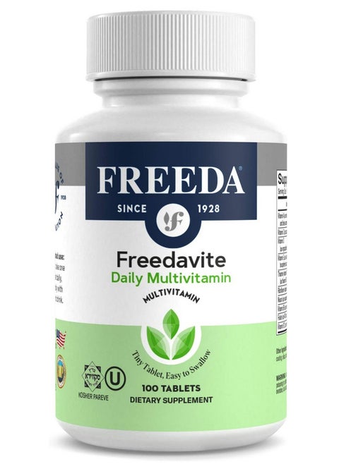 Vite Tiny Tablet Moderate Multivitamin For Men And Women Vitamin A C D E B1 B2 B6 B12 Biotin Calcium Zinc Iron Magnesium Manganese Copper Selenium Iodine 100 Count