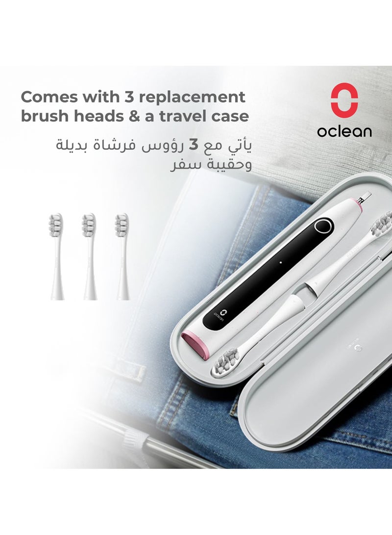 Oclean X Lite Travel Smart Sonic Electric Toothbrush Set — Grey — Compact Design – Smart Feedback - Image 3