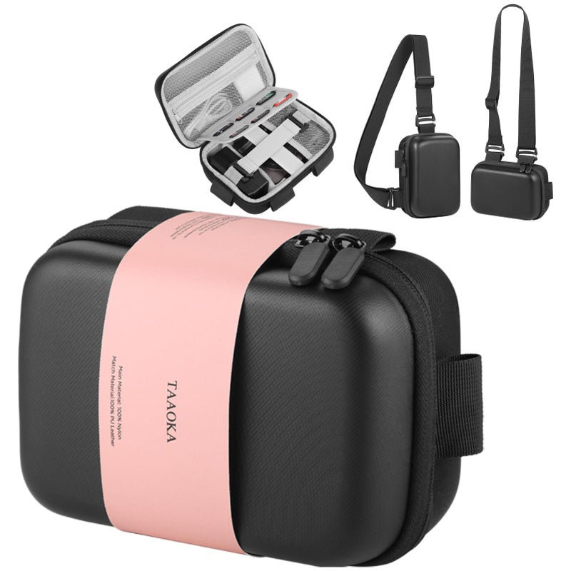 TAAOKA Digital Camera Case Protective Lightweight Camera Case with 3 Carrying Ways Waterproof Shockproof Small Camera Bag for Power ShotSony DSCW800DSCW830 Black - Image 2