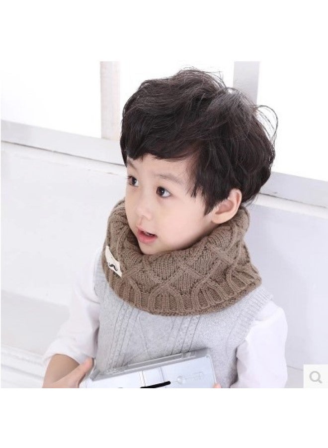 New Fashion Korean Baby Winter Children's Scarf Neck Set Autumn And Winter Knitted Wool Scarf Beard Scarf