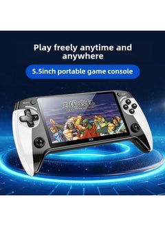 Handheld PSP Game Console MP5 MP3 MP4 Music Player E-book Reader Video Player-Body Color:Arrival 5.5inch Black 40g7000 Game Single Edition-Memory Capacity:Default Items