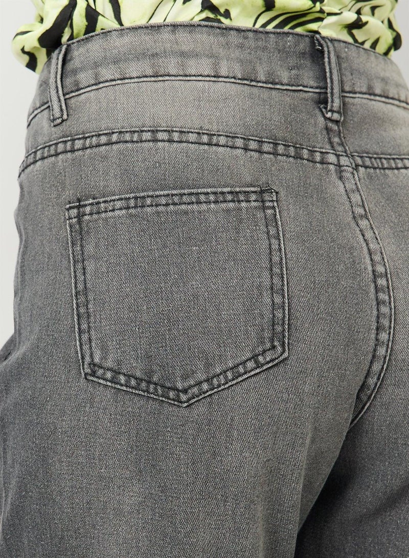 Ginger Mid Rise Wide Leg Jeans - Image 2