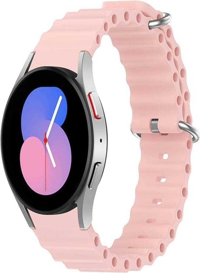 Next Store Band Compatible with SamsungGalaxy Watch4/5/5pro/6 20mm Adjustable Soft Silicone Replacement Strap