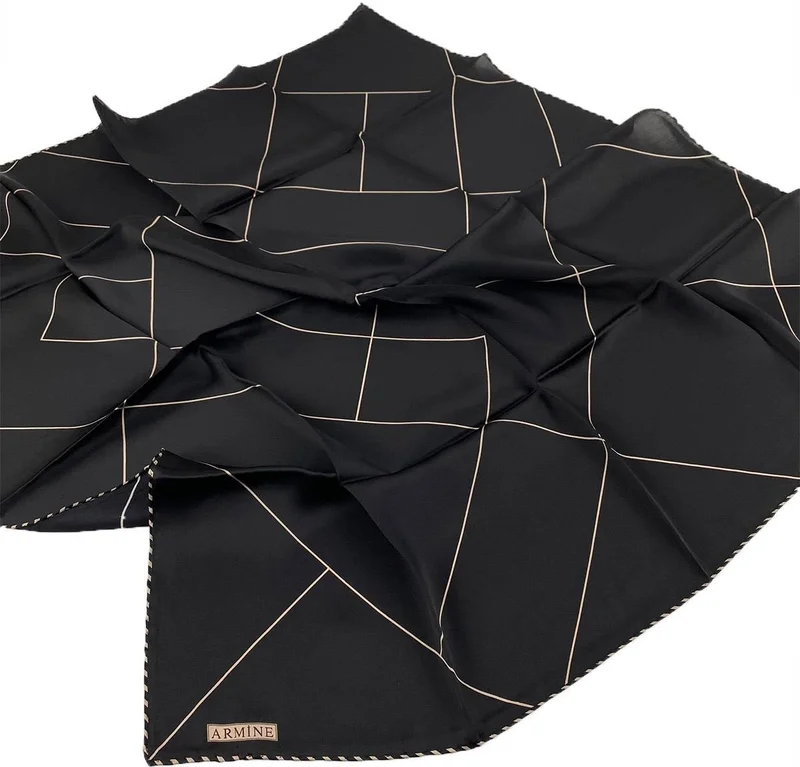 ARMINE Nostalgia Series Silk Sura Scarf 8655DS-01