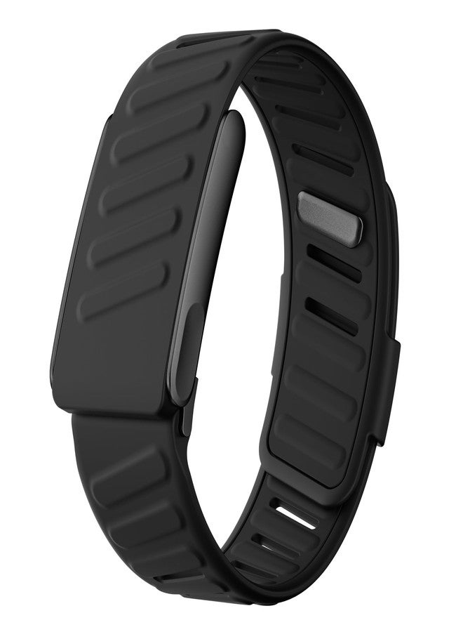 VUHIGIB Silicone Sport Band Compatible with Whoop 5.0 One Peak Life, Soft Breathable Waterproof Adjustable Replacement Wristband Strap for Men Women for Running Gym Swimming Hiking Daily Wear (Black, Life/MG) - Image 1