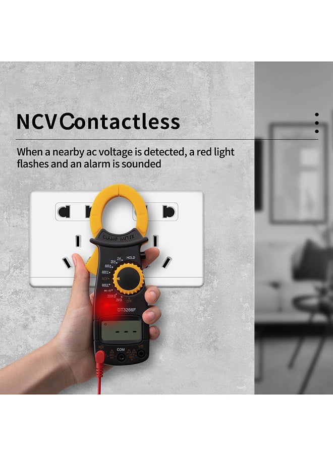 ANENG - Digital Clamp Meter Multimeter Handheld AC DC Voltage Current Voltmeter Diode Resistance Non-contact Fire Wire Identification - Image 1