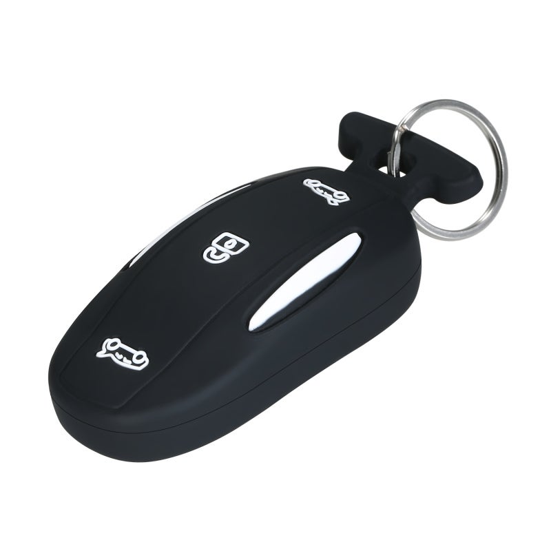 Tesla Key Cover: Premium Non-Grippy Silicone, Custom Fit for Tesla Model X - Complete Protection, Embossed Buttons, Metal Buckle for Travel & Daily Use - Image 5