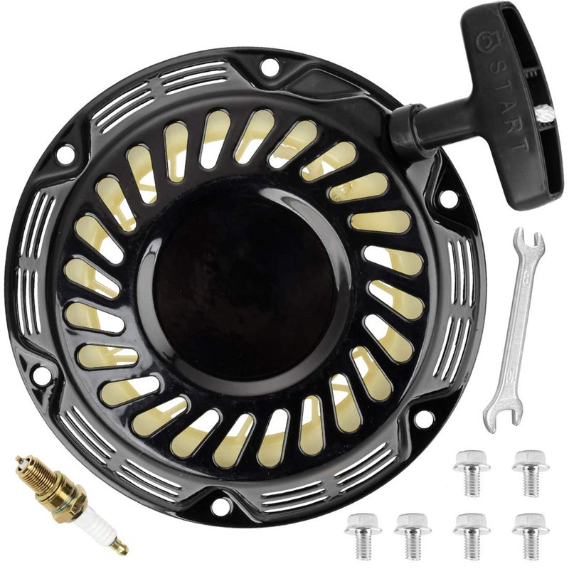 FVRITO Pull Start Recoil Starter Assembly for Predator 212 196cc 212cc 224cc 6.5HP 7HP OHV Engine Coleman CT200u Bt200x CT200u-ex KT196 Mini Bike Go Kart Generator Lawnmower Parts Pull Cord Rope - Image 1