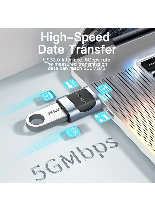 Essager OTC Type C To Micro USB Adapter Black For Macbook Xiaomi Huawei - Image 4