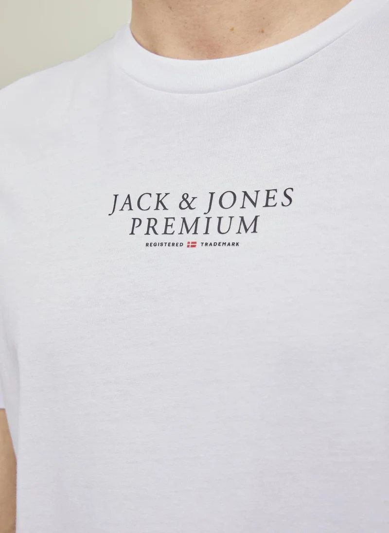 JACK & JONES Logo Crew Neck T-Shirt