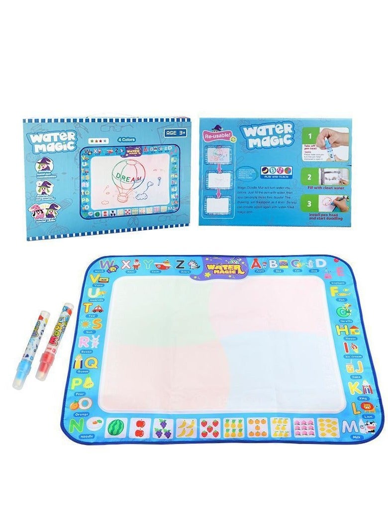 Large Magic Water Drawing Mat with two painting pencils 98×75 