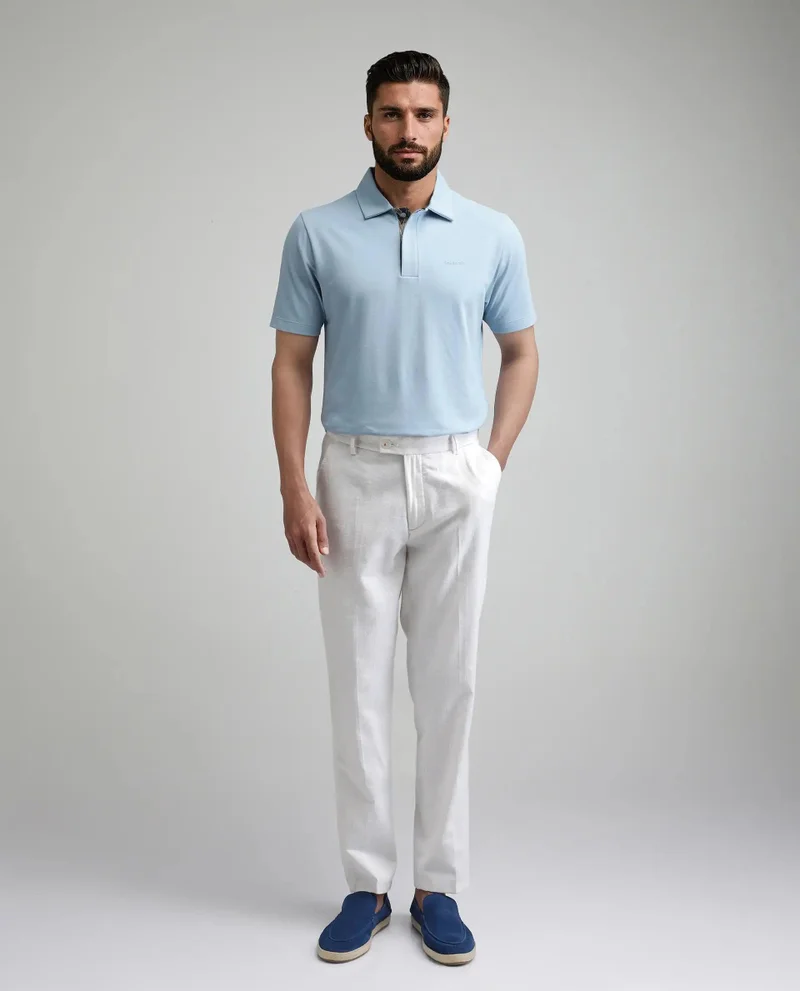 Rare Rabbit Men's Contrast Printed Placket Polo