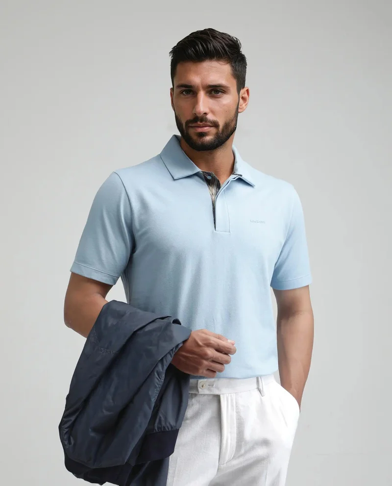 Rare Rabbit Men's Contrast Printed Placket Polo