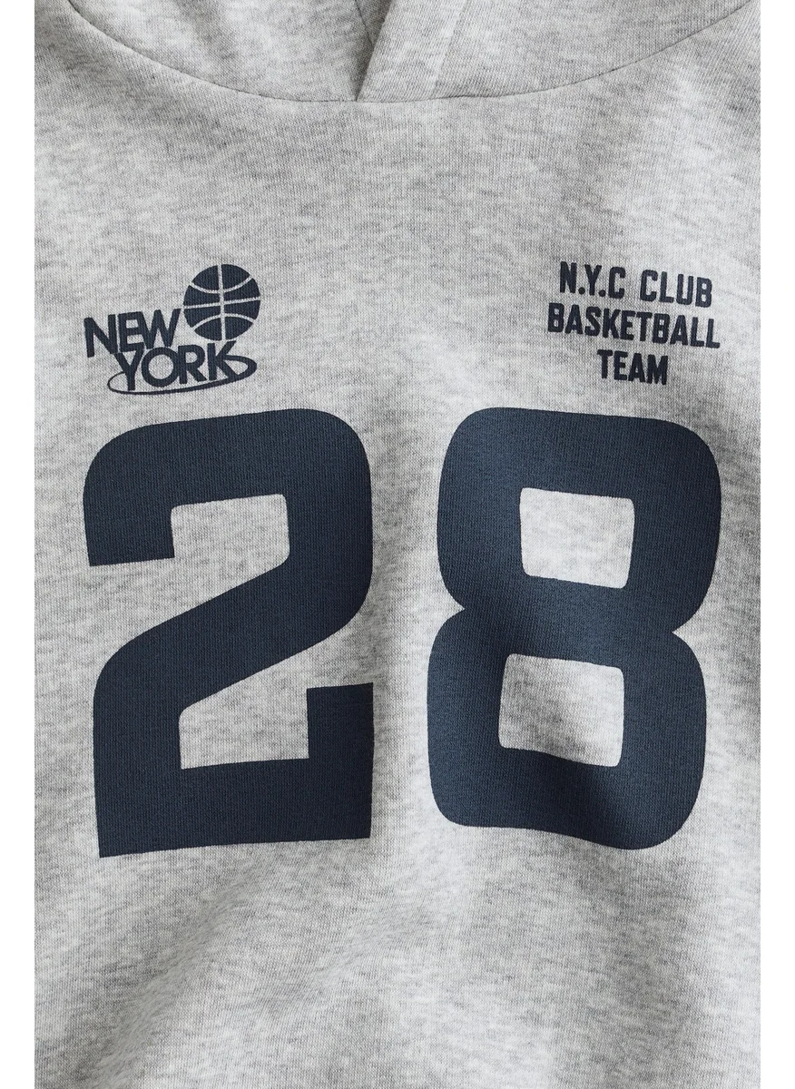 اتش اند ام Printed Hoodie