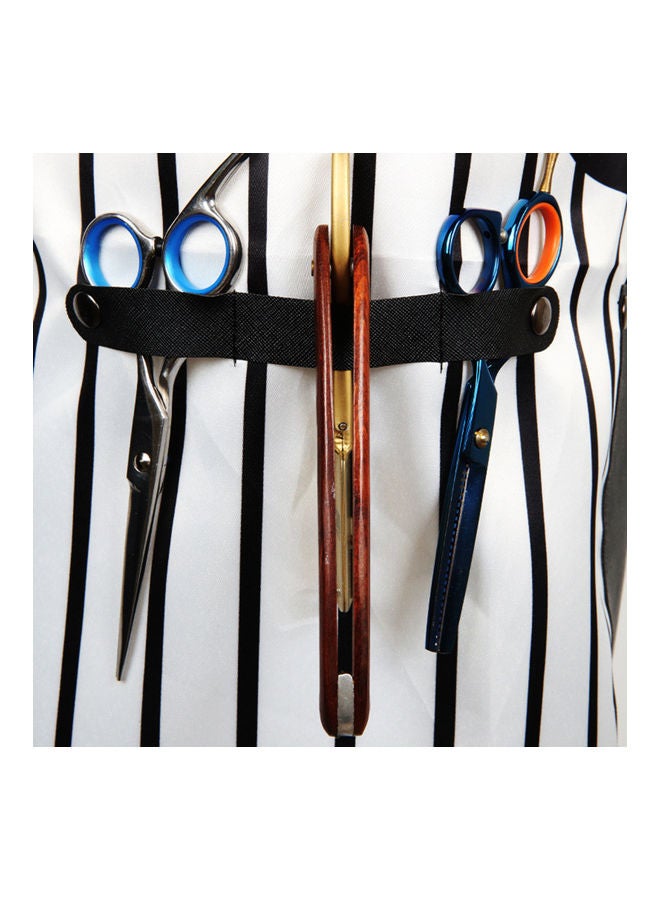 NIBEMINENT Salon Apron Black/Silver - Image 4