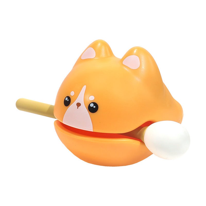 Cute Animal Wooden Fish Stress Relief Toy - Office Desk Percussion Decoration - Image 1