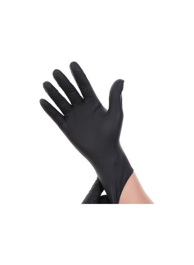 عبوة قفازات متعددة الاستخدام للحماية والراحة في كل مهمة تحافظ على نظافة يديك وتحميك من الجراثيم أثناء العمل لون اسود - Image 5