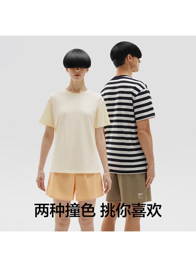 Bananain Cotton 305h Women's Pajamas Sleepwear Spring And Summer Pure Cotton 100% Cotton Short-sleeve Couple's Loungewear Summer Wearable Outside