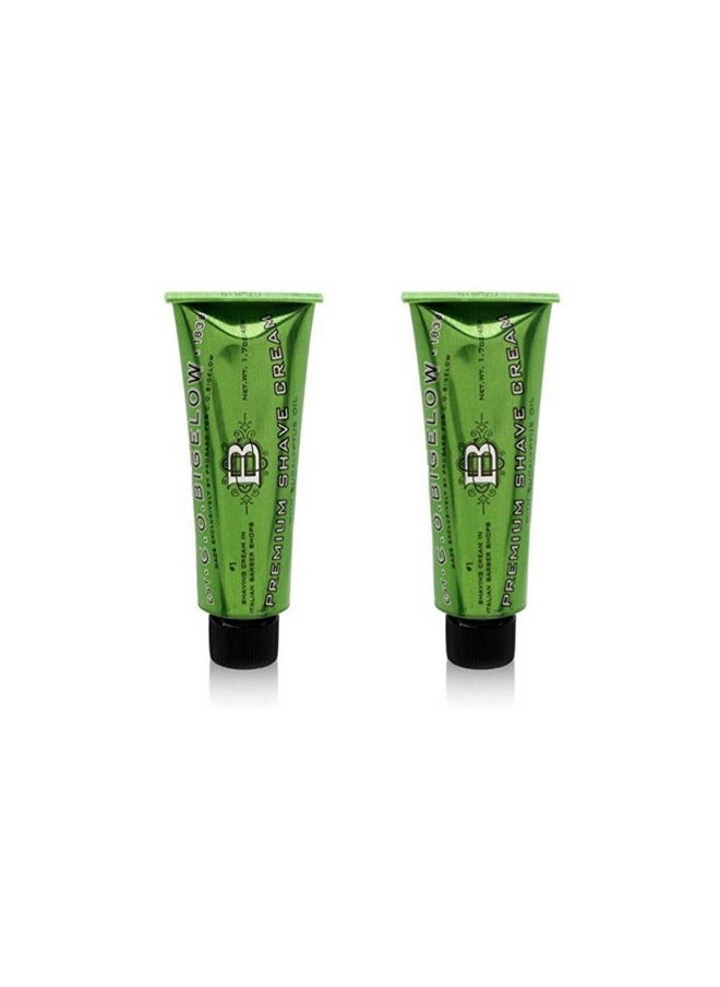 C. O. Bigelow C.O.Bigelow Premium Shaving Cream 1.7 Oz (Pack Of 2)  - Image 2