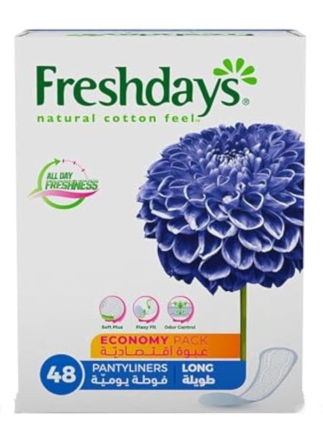Freshdays Daily Liners Long 48 Count – Extra Coverage, Comfortable Fit & All-Day Protection - Image 2