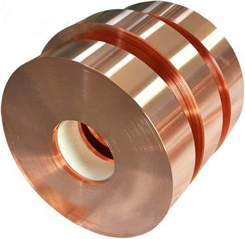 T2 صفيحة نحاسية شريط 0.1x300 مم 1 متر رول رقاقة معدنية موصلة حمراء أرجوانية - Image 5