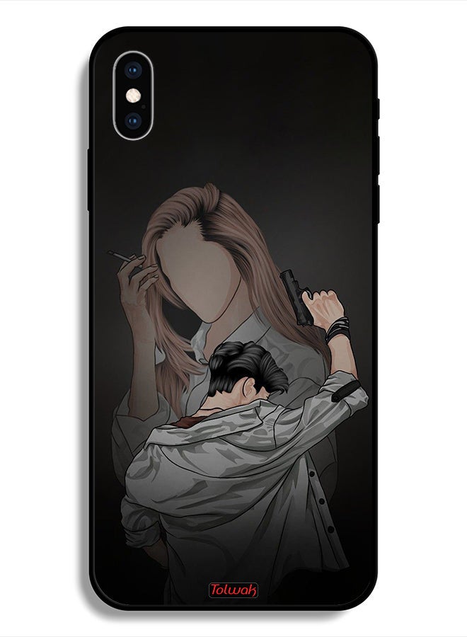 Tolwak Protective Case For Apple iPhone X Gang Of Couple - Image 1
