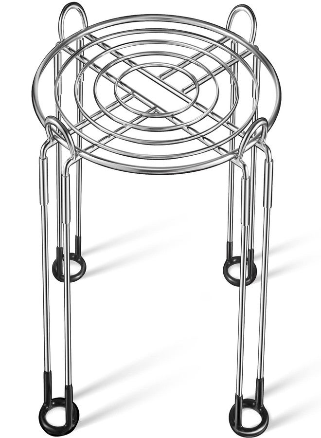 Dreyoo 10" Diameter by 8" Tall Gravity Fed Water Filter System Stand, Detachable Stainless Steel Under Sink & Countertop Filtration Stand Compatible with Berkey Water Filter,Royal,Travel System - Image 1