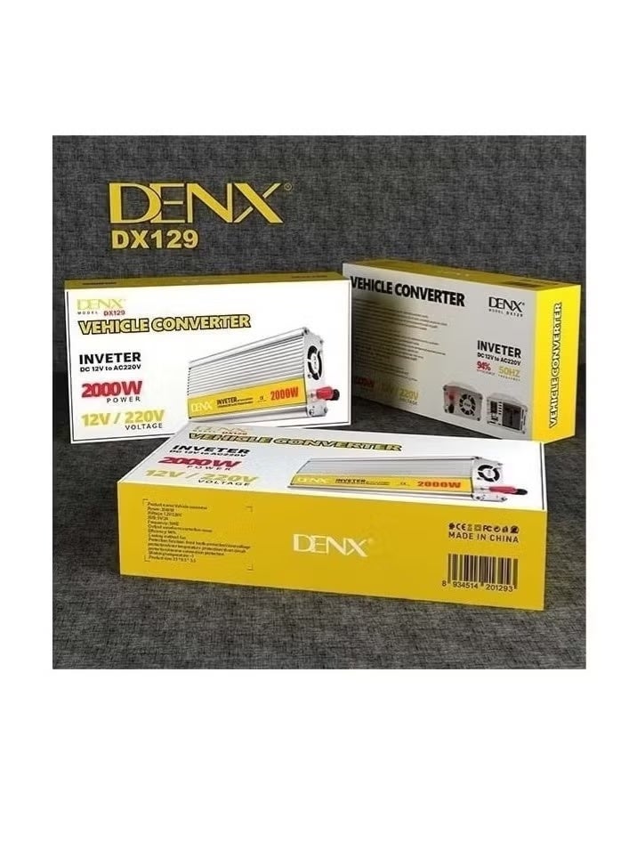 Denx 12v to 220v 2000W Car Power Inverter - Image 4