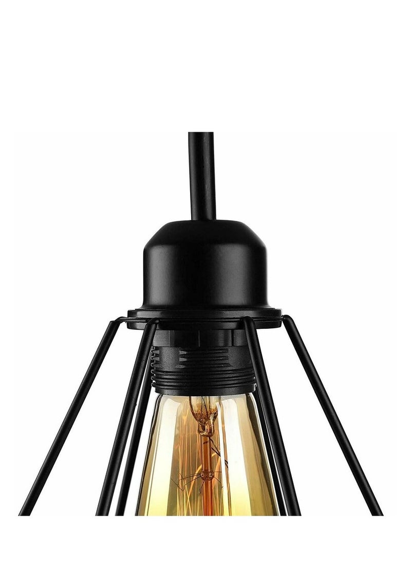 El Rawda Lighting Diamond Fit Chandelier  - Black - Image 3