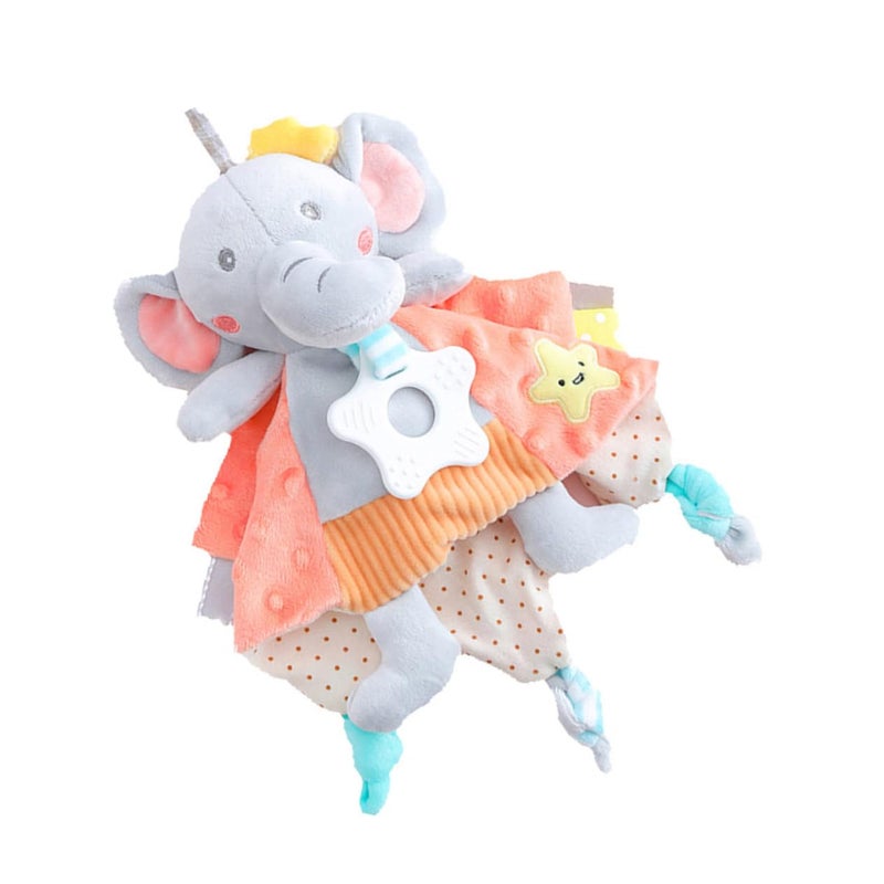 Soft Animal Chewable Soothing Doll Towel For Crib Stroller Comfort Boy Girl - Image 2