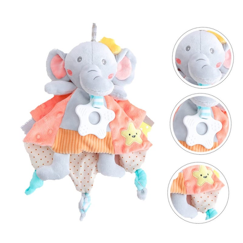 Soft Animal Chewable Soothing Doll Towel For Crib Stroller Comfort Boy Girl - Image 5